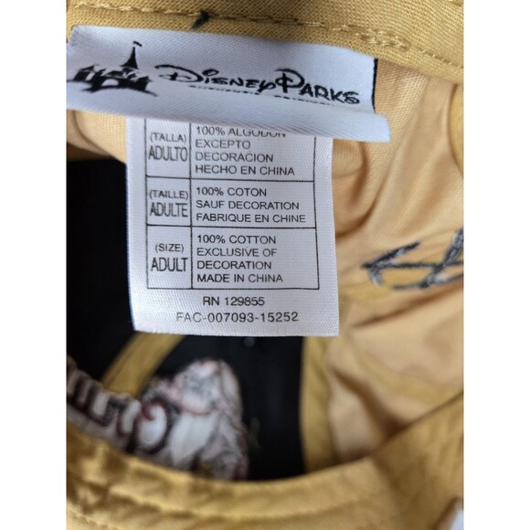 Disney Parks Grumpy Since 1937 Snow White Dwarfs Hat Adult Large Black Beige - Picture 8 of 8